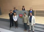 Akimirka iš partnerių susitikimo Vilniaus universiteto Gyvybės mokslų centre.